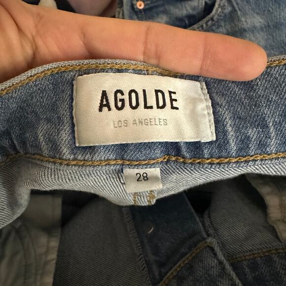 Agolde Nico Slim Straight Leg Jeans Size 28 AD093D-1255 - Picture 3 of 12